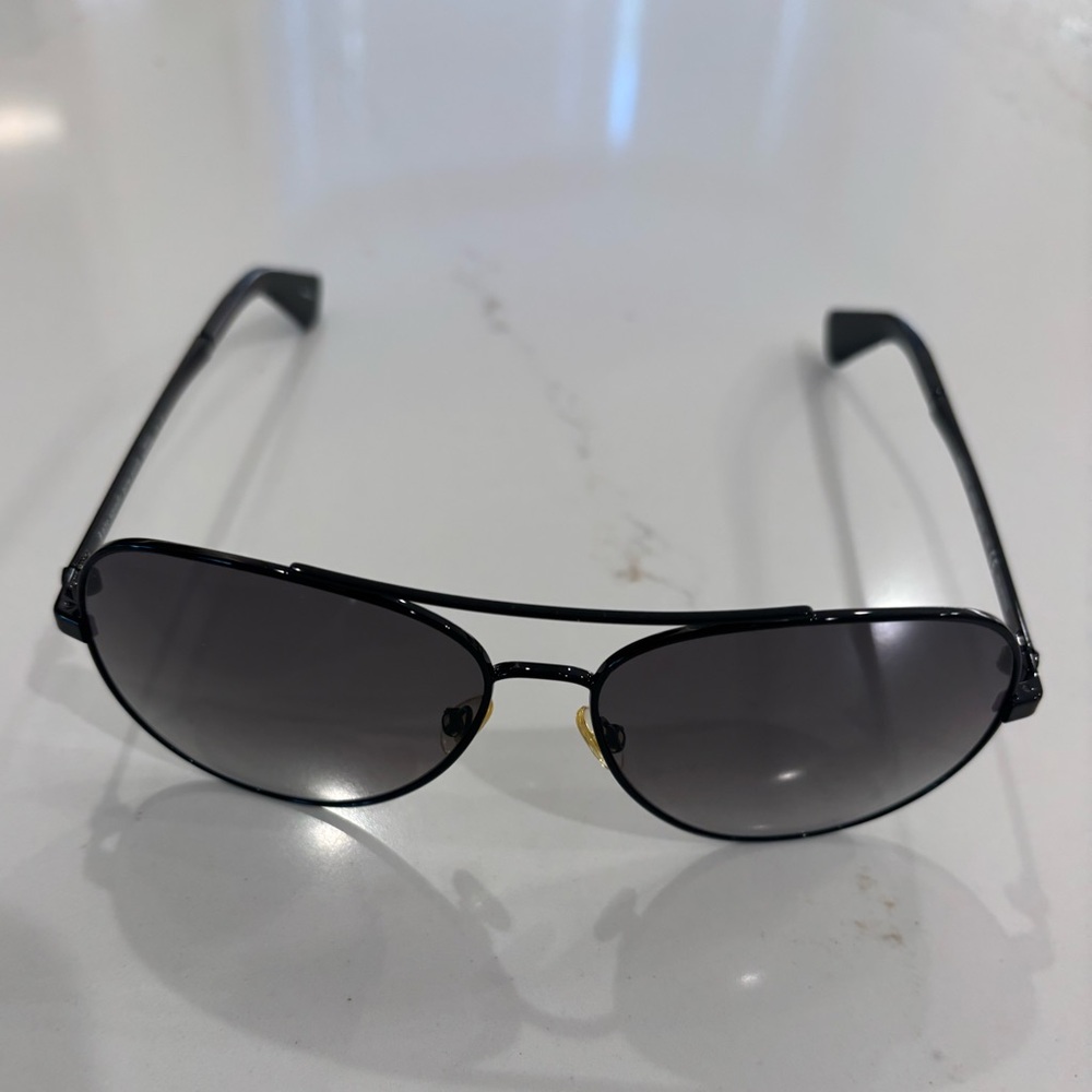Kate Spade Black Aviator Sunglases